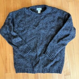 EUC LLBean Men’s wool sweater dark gray size Men’s Tall Medium